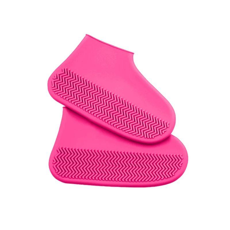 Capas Silicone Impermeável para Calçados SD0043 FFOrder Rosa P (26-34) 