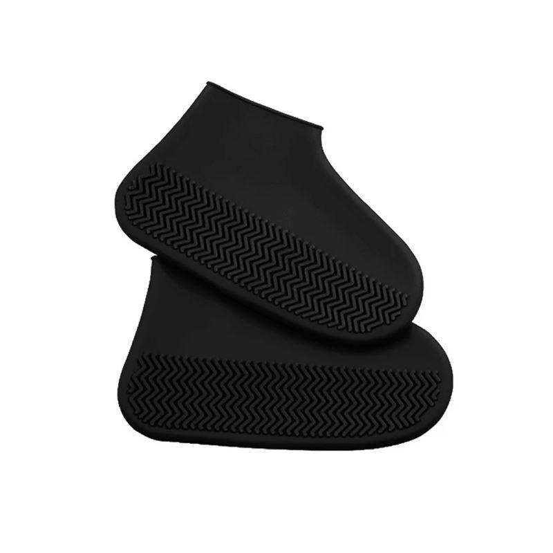 Capas Silicone Impermeável para Calçados SD0043 FFOrder Preto P (26-34) 