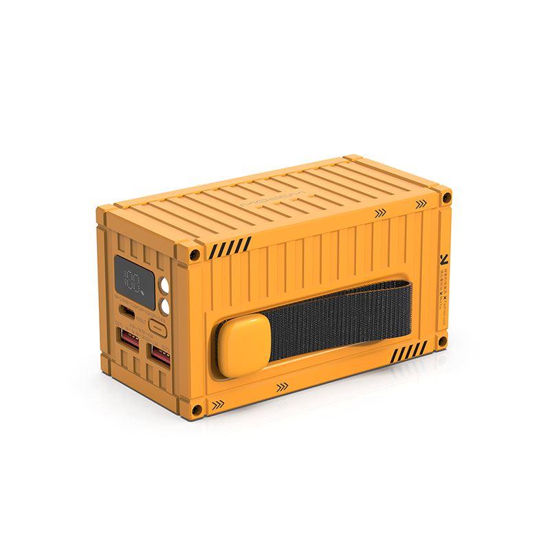 Power Bank Container Decorativo Portátil PD32 SD0012 FFOrder Amarelo 